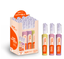 CANETA CORRETIVA MINI 4ML CORES C/12 10178